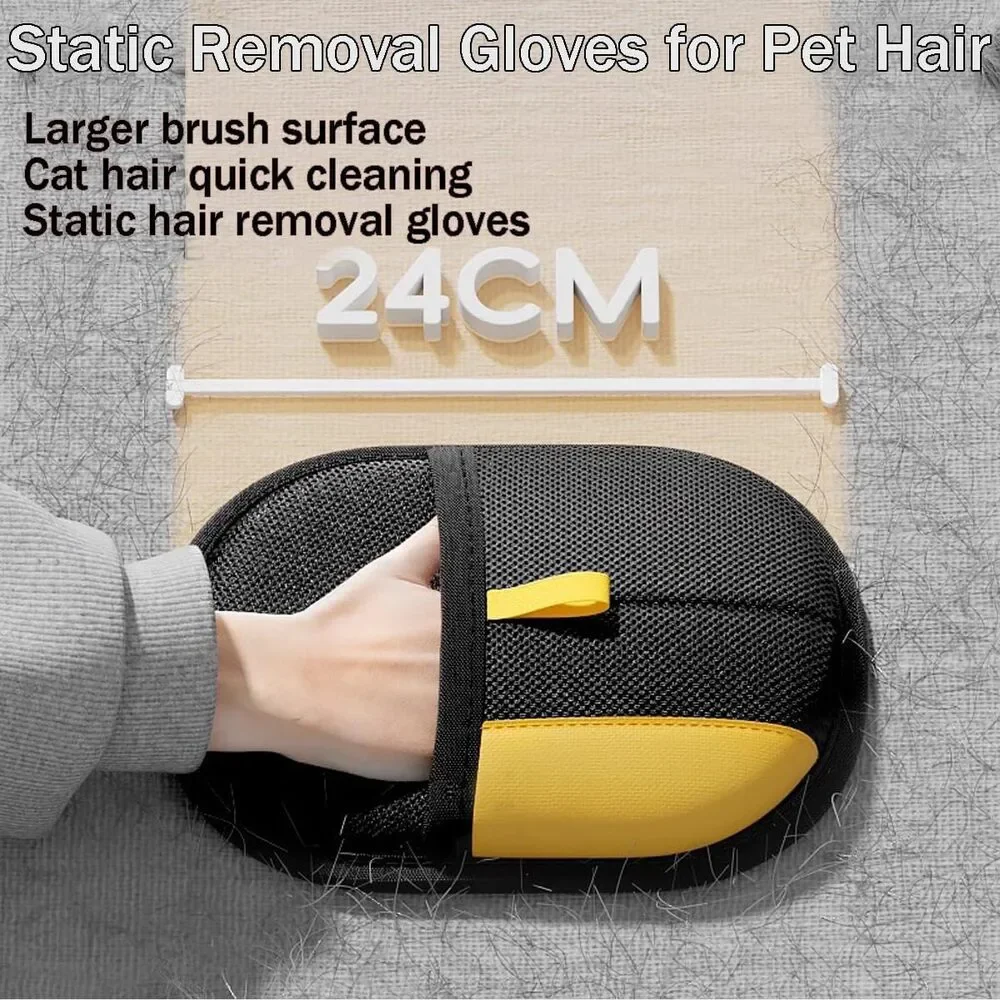 Pet Hair Remover Electrostatic Gloves
